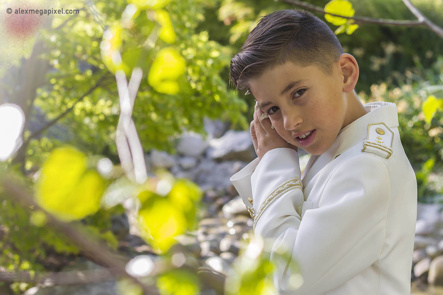 Primera comunión sesión de fotos