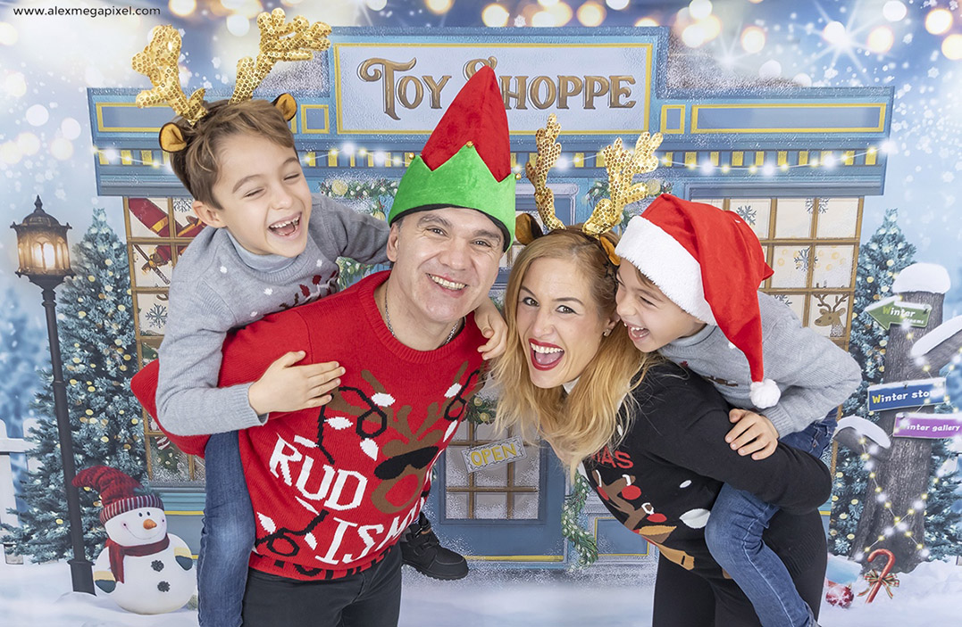 Sesión de Navidad Nerea y Familia